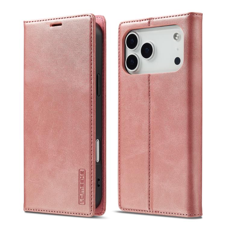 LC.IMEEKE Strong Magnetism Microfiber Leather Phone Case, For iPhone 17e / 16e, For iPhone 17 Pro Max, For iPhone 17 Pro, For iPhone 17, For iPhone Air, For iPhone 16 Pro Max, For iPhone 16 Pro, For iPhone 16 Plus, For iPhone 16