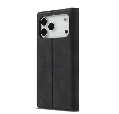 LC.IMEEKE Strong Magnetism Microfiber Leather Phone Case, For iPhone 18 Pro / 17 Pro, For iPhone 18 Pro Max / 17 Pro Max, For iPhone 17e / 16e, For iPhone 17, For iPhone Air, For iPhone 16 Pro Max, For iPhone 16 Pro, For iPhone 16 Plus, For iPhone 16