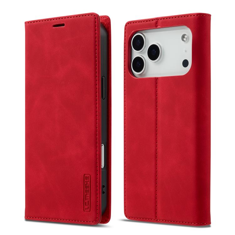 LC.IMEEKE Strong Magnetism Microfiber Leather Phone Case, For iPhone 17e / 16e, For iPhone 17 Pro Max, For iPhone 17 Pro, For iPhone 17, For iPhone Air, For iPhone 16 Pro Max, For iPhone 16 Pro, For iPhone 16 Plus, For iPhone 16
