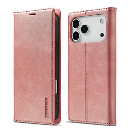 LC.IMEEKE Strong Magnetism Microfiber Leather Phone Case, For iPhone 17e / 16e, For iPhone 17 Pro Max, For iPhone 17 Pro, For iPhone 17, For iPhone Air, For iPhone 16 Pro Max, For iPhone 16 Pro, For iPhone 16 Plus, For iPhone 16