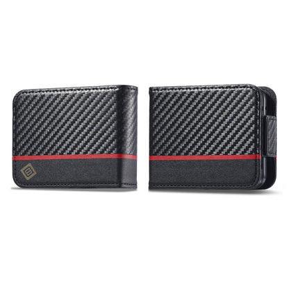 LC.IMEEKE Carbon Fiber Leather Phone Case, For Galaxy Z Fold8 Ultra 5G, For Galaxy Z Flip8 5G, For Samsung Galaxy Z Flip6 / Flip7 FE, For Samsung Galaxy Z Fold7 5G, For Samsung Galaxy Z Flip7 5G, For Samsung Galaxy Z Fold6 5G