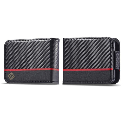 LC.IMEEKE Carbon Fiber Leather Phone Case, For Galaxy Z Fold8 Ultra 5G, For Galaxy Z Flip8 5G, For Samsung Galaxy Z Flip6 / Flip7 FE, For Samsung Galaxy Z Fold7 5G, For Samsung Galaxy Z Flip7 5G, For Samsung Galaxy Z Fold6 5G