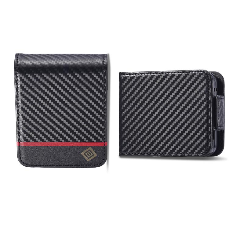LC.IMEEKE Carbon Fiber Leather Phone Case, For Galaxy Z Fold8 Ultra 5G, For Galaxy Z Flip8 5G, For Samsung Galaxy Z Flip6 / Flip7 FE, For Samsung Galaxy Z Fold7 5G, For Samsung Galaxy Z Flip7 5G, For Samsung Galaxy Z Fold6 5G