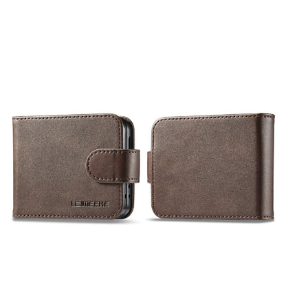 LC.IMEEKE Calf Texture Leather Phone Case, For Galaxy Z Fold8 Ultra 5G, For Galaxy Z Flip8 5G, For Samsung Galaxy Z Flip6 / Flip7 FE, For Samsung Galaxy Z Fold7 5G, For Samsung Galaxy Z Flip7 5G, For Samsung Galaxy Z Fold6 5G