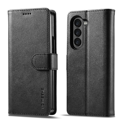 LC.IMEEKE Calf Texture Leather Phone Case, For Galaxy Z Fold8 Ultra 5G, For Galaxy Z Flip8 5G, For Samsung Galaxy Z Flip6 / Flip7 FE, For Samsung Galaxy Z Fold7 5G, For Samsung Galaxy Z Flip7 5G, For Samsung Galaxy Z Fold6 5G