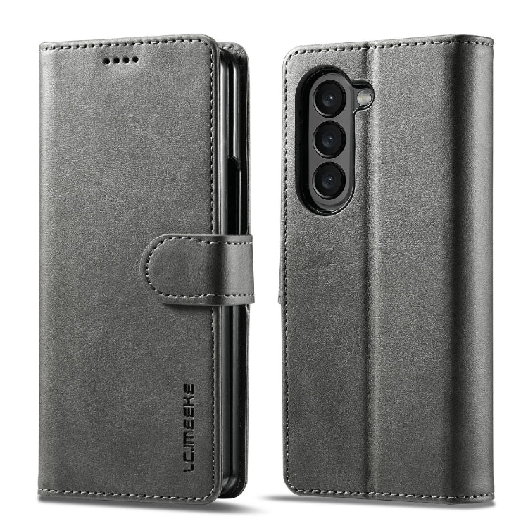 LC.IMEEKE Calf Texture Leather Phone Case, For Galaxy Z Fold8 Ultra 5G, For Galaxy Z Flip8 5G, For Samsung Galaxy Z Flip6 / Flip7 FE, For Samsung Galaxy Z Fold7 5G, For Samsung Galaxy Z Flip7 5G, For Samsung Galaxy Z Fold6 5G