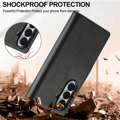 LC.IMEEKE Calf Texture Leather Phone Case, For Galaxy Z Fold8 Ultra 5G, For Galaxy Z Flip8 5G, For Samsung Galaxy Z Flip6 / Flip7 FE, For Samsung Galaxy Z Fold7 5G, For Samsung Galaxy Z Flip7 5G, For Samsung Galaxy Z Fold6 5G