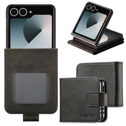 LC.IMEEKE Calf Texture Leather Phone Case, For Galaxy Z Fold8 Ultra 5G, For Galaxy Z Flip8 5G, For Samsung Galaxy Z Flip6 / Flip7 FE, For Samsung Galaxy Z Fold7 5G, For Samsung Galaxy Z Flip7 5G, For Samsung Galaxy Z Fold6 5G