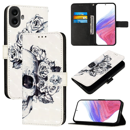 3D Painting Horizontal Flip Leather Phone Case, For Nothing Phone 4a Pro, For Nothing Phone 4a, For Nothing CMF Phone 1, For Nothing Phone 2a