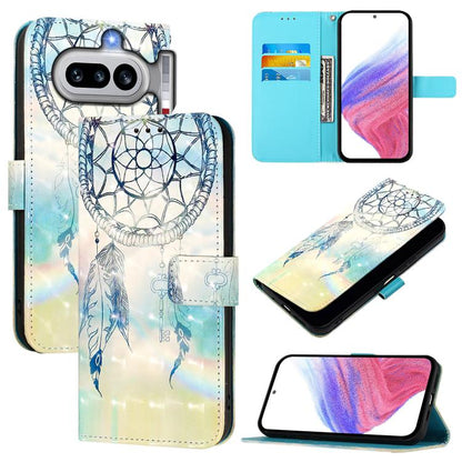 3D Painting Horizontal Flip Leather Phone Case, For Nothing Phone 4a Pro, For Nothing Phone 4a, For Nothing CMF Phone 1, For Nothing Phone 2a