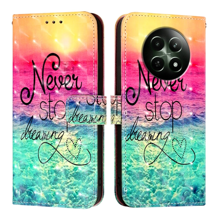 3D Painting Horizontal Flip Leather Phone Case, For Realme GT 6 5G Global / GT 6T 5G Global, For Realme 12+ / Narzo 70 Pro 5G India, For Realme 12 5G Global, For Realme Note 50 / C51 / C53 / Narzo N53, For Realme 12 Pro / Realme 12 Pro+                ...