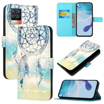 3D Painting Horizontal Flip Leather Phone Case, For Realme C20 / C11 2021 / C21, For Realme C21Y, For Realme C25 / C25s / C15 / C12 / 7i Global, For Realme 8 4G / 8 Pro 4G, For Realme GT 5G / GT Neo 5G, For Realme C17 / 7i