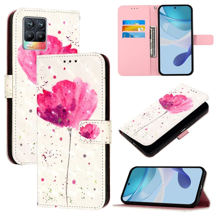3D Painting Horizontal Flip Leather Phone Case, For Realme C20 / C11 2021 / C21, For Realme C21Y, For Realme C25 / C25s / C15 / C12 / 7i Global, For Realme 8 4G / 8 Pro 4G, For Realme GT 5G / GT Neo 5G, For Realme C17 / 7i