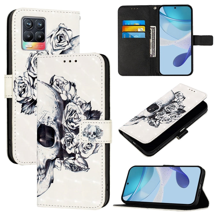 3D Painting Horizontal Flip Leather Phone Case, For Realme C20 / C11 2021 / C21, For Realme C21Y, For Realme C25 / C25s / C15 / C12 / 7i Global, For Realme 8 4G / 8 Pro 4G, For Realme GT 5G / GT Neo 5G, For Realme C17 / 7i