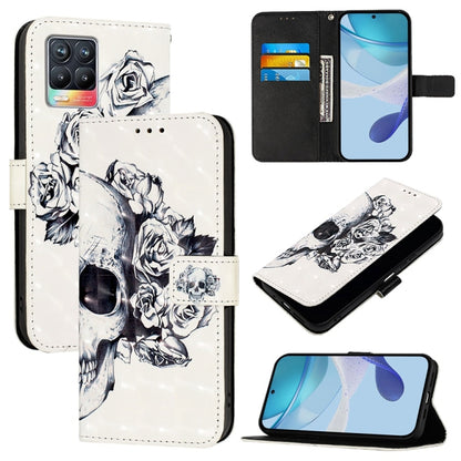 3D Painting Horizontal Flip Leather Phone Case, For Realme C20 / C11 2021 / C21, For Realme C21Y, For Realme C25 / C25s / C15 / C12 / 7i Global, For Realme 8 4G / 8 Pro 4G, For Realme GT 5G / GT Neo 5G, For Realme C17 / 7i