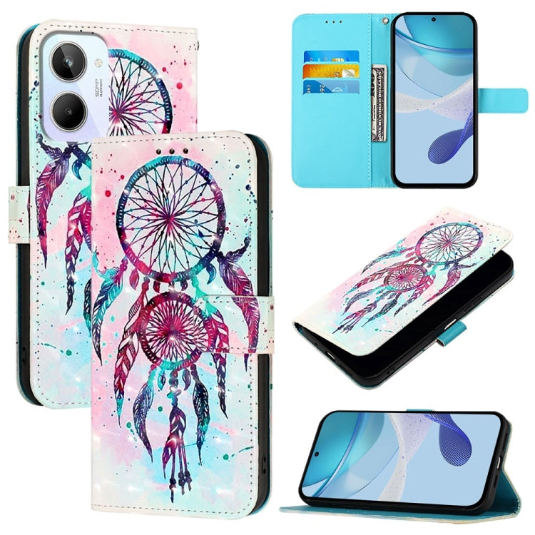 3D Painting Horizontal Flip Leather Phone Case, For Realme C33 2022 / C33 2023 Global, For Realme 10T / 10s / 9i 5G India, For Realme GT3 / GT Neo 5 240W, For Realme 10 Pro 5G, For Realme 10 Pro+ 5G, For Realme 10 4G Global                             ...