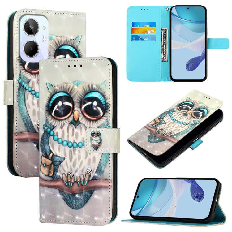 3D Painting Horizontal Flip Leather Phone Case, For Realme C33 2022 / C33 2023 Global, For Realme 10T / 10s / 9i 5G India, For Realme GT3 / GT Neo 5 240W, For Realme 10 Pro 5G, For Realme 10 Pro+ 5G, For Realme 10 4G Global                             ...