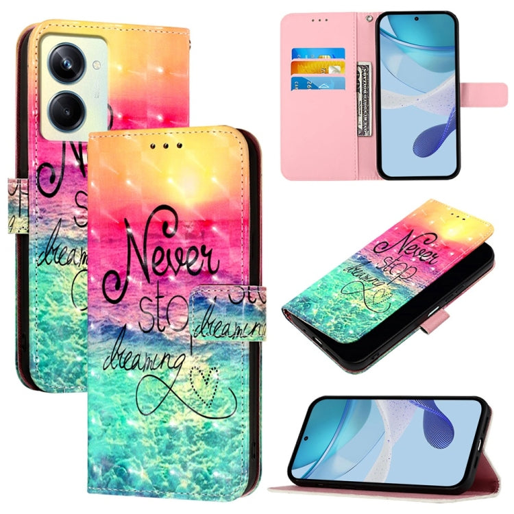 3D Painting Horizontal Flip Leather Phone Case, For Realme C33 2022 / C33 2023 Global, For Realme 10T / 10s / 9i 5G India, For Realme GT3 / GT Neo 5 240W, For Realme 10 Pro 5G, For Realme 10 Pro+ 5G, For Realme 10 4G Global                             ...