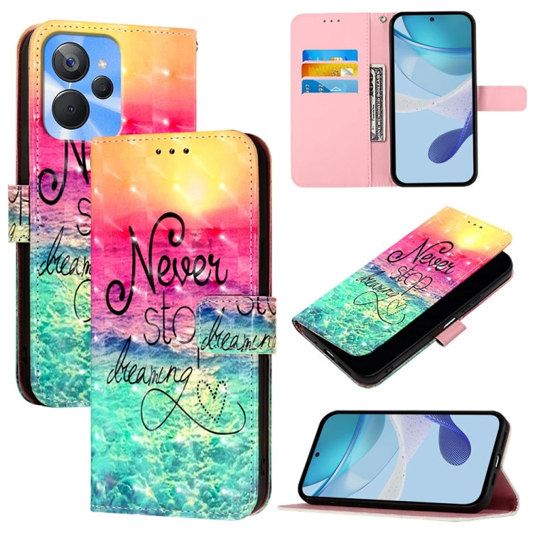 3D Painting Horizontal Flip Leather Phone Case, For Realme C33 2022 / C33 2023 Global, For Realme 10T / 10s / 9i 5G India, For Realme GT3 / GT Neo 5 240W, For Realme 10 Pro 5G, For Realme 10 Pro+ 5G, For Realme 10 4G Global                             ...