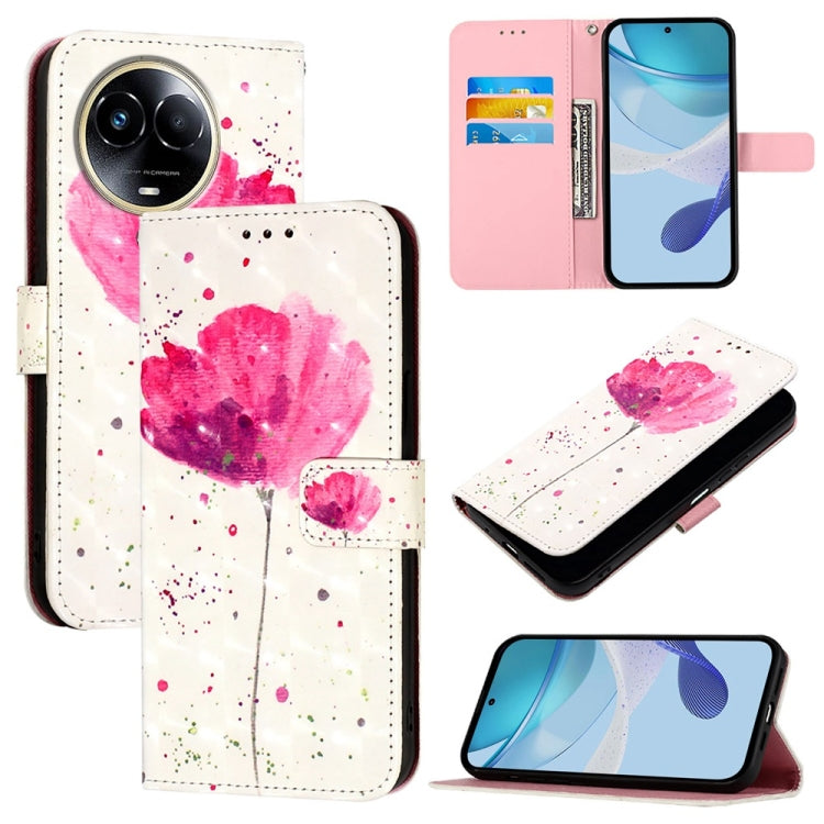 3D Painting Horizontal Flip Leather Phone Case, For Realme GT 6 5G Global / GT 6T 5G Global, For Realme 12+ / Narzo 70 Pro 5G India, For Realme 12 5G Global, For Realme Note 50 / C51 / C53 / Narzo N53, For Realme 12 Pro / Realme 12 Pro+                ...