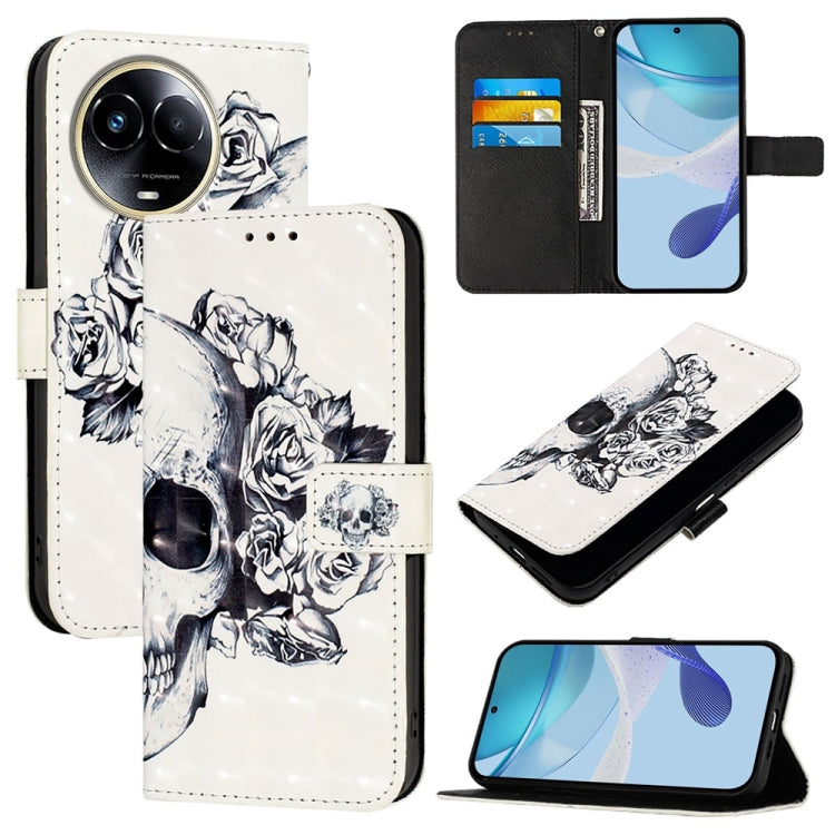 3D Painting Horizontal Flip Leather Phone Case, For Realme GT 6 5G Global / GT 6T 5G Global, For Realme 12+ / Narzo 70 Pro 5G India, For Realme 12 5G Global, For Realme Note 50 / C51 / C53 / Narzo N53, For Realme 12 Pro / Realme 12 Pro+                ...