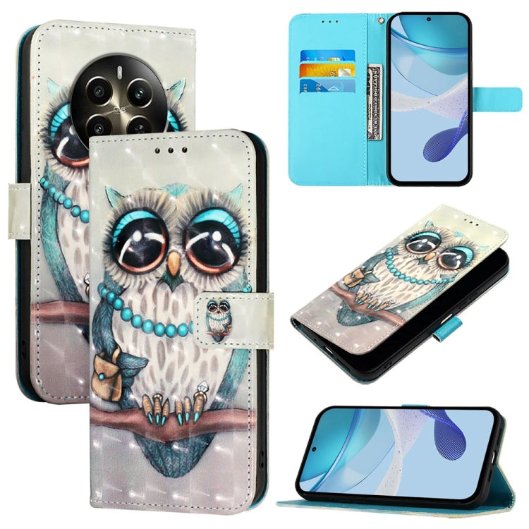 3D Painting Horizontal Flip Leather Phone Case, For Realme GT 6 5G Global / GT 6T 5G Global, For Realme 12+ / Narzo 70 Pro 5G India, For Realme 12 5G Global, For Realme Note 50 / C51 / C53 / Narzo N53, For Realme 12 Pro / Realme 12 Pro+                ...