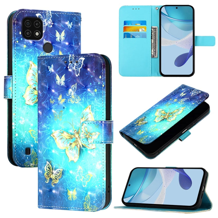3D Painting Horizontal Flip Leather Phone Case, For Realme C20 / C11 2021 / C21, For Realme C21Y, For Realme C25 / C25s / C15 / C12 / 7i Global, For Realme 8 4G / 8 Pro 4G, For Realme GT 5G / GT Neo 5G, For Realme C17 / 7i