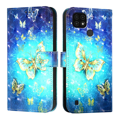 3D Painting Horizontal Flip Leather Phone Case, For Realme C20 / C11 2021 / C21, For Realme C21Y, For Realme C25 / C25s / C15 / C12 / 7i Global, For Realme 8 4G / 8 Pro 4G, For Realme GT 5G / GT Neo 5G, For Realme C17 / 7i