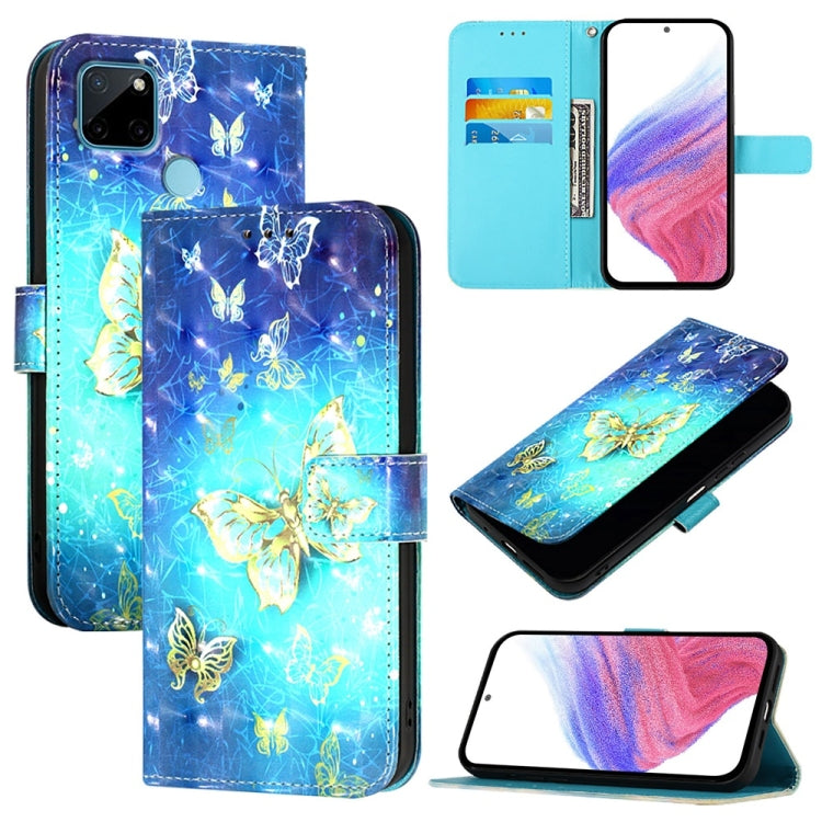 3D Painting Horizontal Flip Leather Phone Case, For Realme C20 / C11 2021 / C21, For Realme C21Y, For Realme C25 / C25s / C15 / C12 / 7i Global, For Realme 8 4G / 8 Pro 4G, For Realme GT 5G / GT Neo 5G, For Realme C17 / 7i