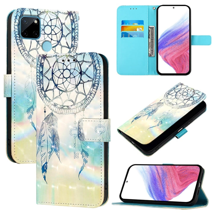 3D Painting Horizontal Flip Leather Phone Case, For Realme C20 / C11 2021 / C21, For Realme C21Y, For Realme C25 / C25s / C15 / C12 / 7i Global, For Realme 8 4G / 8 Pro 4G, For Realme GT 5G / GT Neo 5G, For Realme C17 / 7i