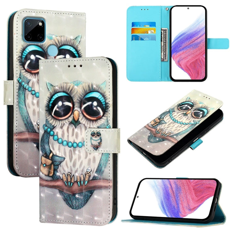 3D Painting Horizontal Flip Leather Phone Case, For Realme C20 / C11 2021 / C21, For Realme C21Y, For Realme C25 / C25s / C15 / C12 / 7i Global, For Realme 8 4G / 8 Pro 4G, For Realme GT 5G / GT Neo 5G, For Realme C17 / 7i
