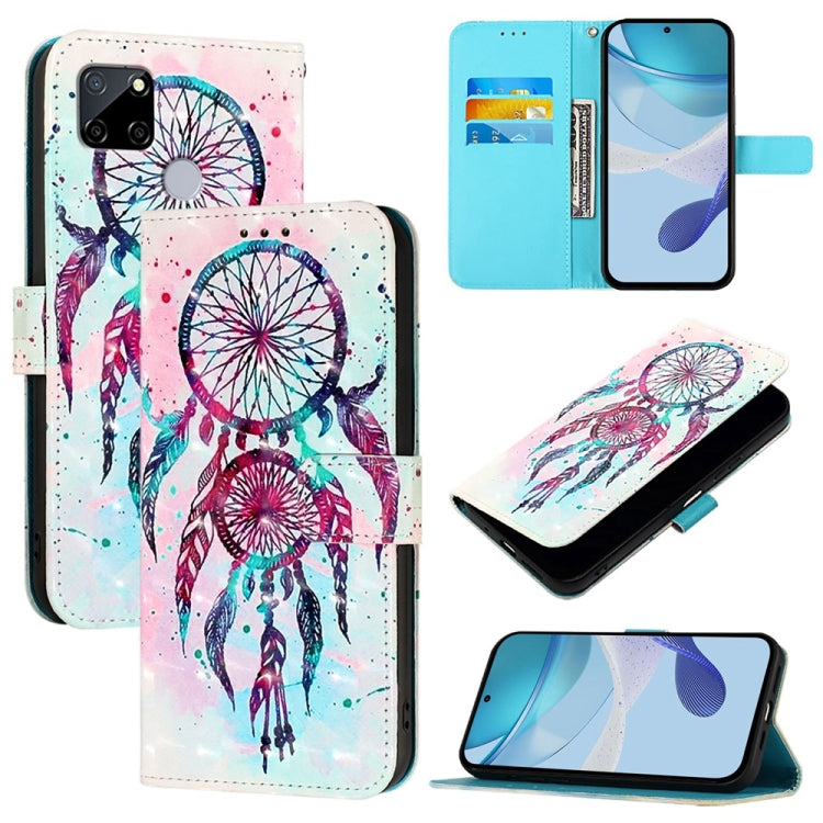 3D Painting Horizontal Flip Leather Phone Case, For Realme C20 / C11 2021 / C21, For Realme C21Y, For Realme C25 / C25s / C15 / C12 / 7i Global, For Realme 8 4G / 8 Pro 4G, For Realme GT 5G / GT Neo 5G, For Realme C17 / 7i