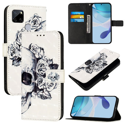3D Painting Horizontal Flip Leather Phone Case, For Realme C20 / C11 2021 / C21, For Realme C21Y, For Realme C25 / C25s / C15 / C12 / 7i Global, For Realme 8 4G / 8 Pro 4G, For Realme GT 5G / GT Neo 5G, For Realme C17 / 7i