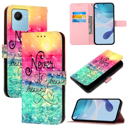 3D Painting Horizontal Flip Leather Phone Case, For Realme C33 2022 / C33 2023 Global, For Realme 10T / 10s / 9i 5G India, For Realme GT3 / GT Neo 5 240W, For Realme 10 Pro 5G, For Realme 10 Pro+ 5G, For Realme 10 4G Global                             ...