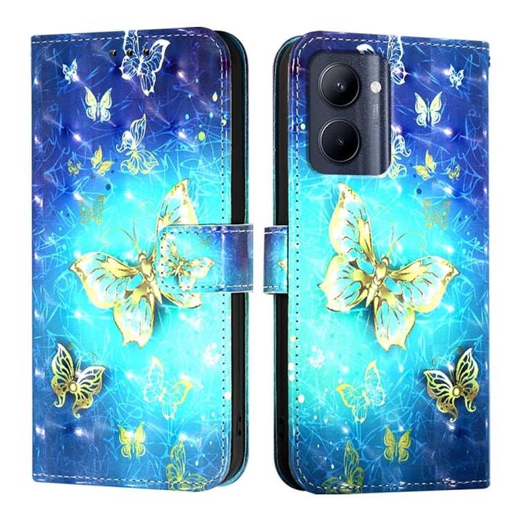 3D Painting Horizontal Flip Leather Phone Case, For Realme C33 2022 / C33 2023 Global, For Realme 10T / 10s / 9i 5G India, For Realme GT3 / GT Neo 5 240W, For Realme 10 Pro 5G, For Realme 10 Pro+ 5G, For Realme 10 4G Global                             ...