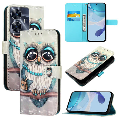 3D Painting Horizontal Flip Leather Phone Case, For Realme GT 6 5G Global / GT 6T 5G Global, For Realme 12+ / Narzo 70 Pro 5G India, For Realme 12 5G Global, For Realme Note 50 / C51 / C53 / Narzo N53, For Realme 12 Pro / Realme 12 Pro+                ...