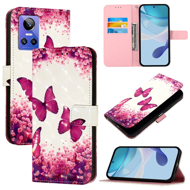 3D Painting Horizontal Flip Leather Phone Case, For Realme C33 2022 / C33 2023 Global, For Realme 10T / 10s / 9i 5G India, For Realme GT3 / GT Neo 5 240W, For Realme 10 Pro 5G, For Realme 10 Pro+ 5G, For Realme 10 4G Global                             ...