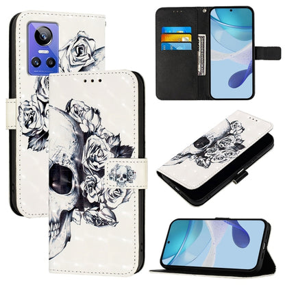 3D Painting Horizontal Flip Leather Phone Case, For Realme C33 2022 / C33 2023 Global, For Realme 10T / 10s / 9i 5G India, For Realme GT3 / GT Neo 5 240W, For Realme 10 Pro 5G, For Realme 10 Pro+ 5G, For Realme 10 4G Global                             ...