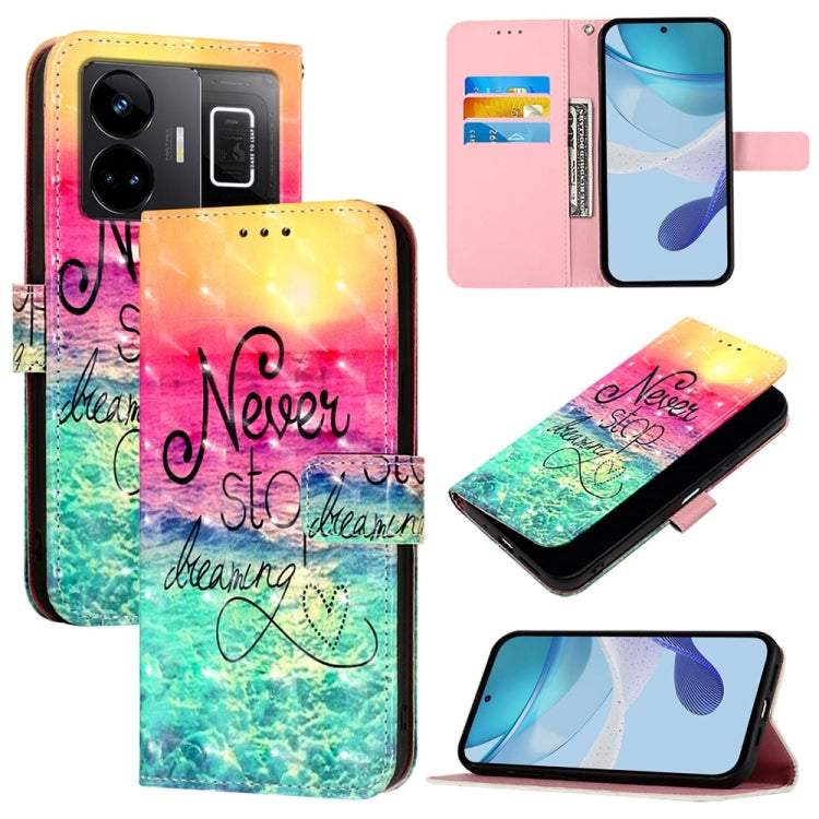 3D Painting Horizontal Flip Leather Phone Case, For Realme C33 2022 / C33 2023 Global, For Realme 10T / 10s / 9i 5G India, For Realme GT3 / GT Neo 5 240W, For Realme 10 Pro 5G, For Realme 10 Pro+ 5G, For Realme 10 4G Global                             ...