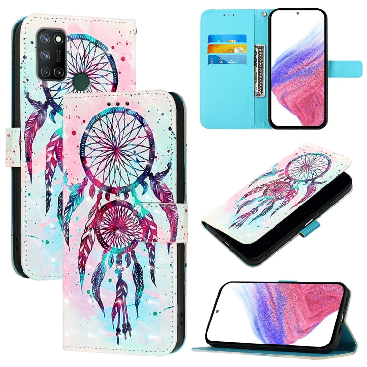 3D Painting Horizontal Flip Leather Phone Case, For Realme C20 / C11 2021 / C21, For Realme C21Y, For Realme C25 / C25s / C15 / C12 / 7i Global, For Realme 8 4G / 8 Pro 4G, For Realme GT 5G / GT Neo 5G, For Realme C17 / 7i