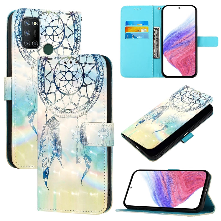 3D Painting Horizontal Flip Leather Phone Case, For Realme C20 / C11 2021 / C21, For Realme C21Y, For Realme C25 / C25s / C15 / C12 / 7i Global, For Realme 8 4G / 8 Pro 4G, For Realme GT 5G / GT Neo 5G, For Realme C17 / 7i