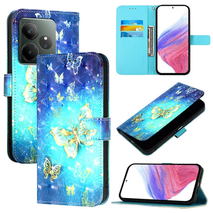 3D Painting Horizontal Flip Leather Phone Case, For Realme GT 6 5G Global / GT 6T 5G Global, For Realme 12+ / Narzo 70 Pro 5G India, For Realme 12 5G Global, For Realme Note 50 / C51 / C53 / Narzo N53, For Realme 12 Pro / Realme 12 Pro+                ...