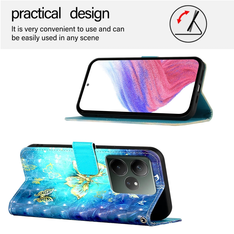 3D Painting Horizontal Flip Leather Phone Case, For Realme GT 6 5G Global / GT 6T 5G Global, For Realme 12+ / Narzo 70 Pro 5G India, For Realme 12 5G Global, For Realme Note 50 / C51 / C53 / Narzo N53, For Realme 12 Pro / Realme 12 Pro+                ...