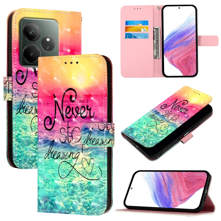 3D Painting Horizontal Flip Leather Phone Case, For Realme GT 6 5G Global / GT 6T 5G Global, For Realme 12+ / Narzo 70 Pro 5G India, For Realme 12 5G Global, For Realme Note 50 / C51 / C53 / Narzo N53, For Realme 12 Pro / Realme 12 Pro+                ...