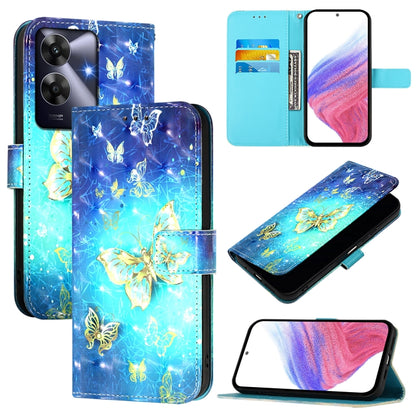 3D Painting Horizontal Flip Leather Phone Case, For Realme 16 Pro+ 5G, For Realme 16 Pro 5G, For Realme C71 4G India / Note 70 4G, For Realme C85 5G / 15x 5G India, For Realme C71 4G Global, For Realme 14 Pro+ 5G, For Realme 14 Pro 5G                  ...