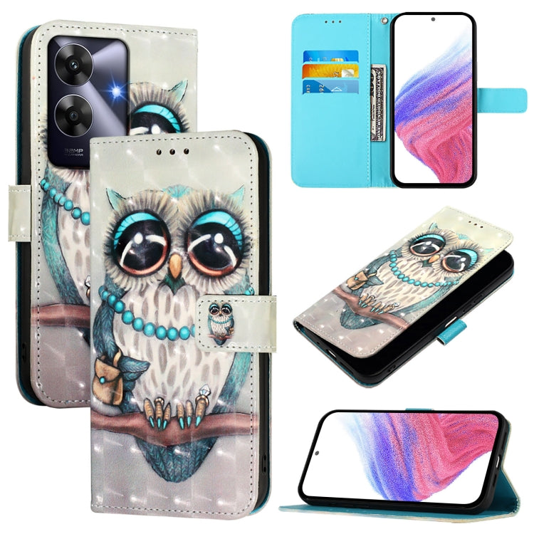 3D Painting Horizontal Flip Leather Phone Case, For Realme 16 Pro+ 5G, For Realme 16 Pro 5G, For Realme C71 4G India / Note 70 4G, For Realme C85 5G / 15x 5G India, For Realme C71 4G Global, For Realme 14 Pro+ 5G, For Realme 14 Pro 5G                  ...