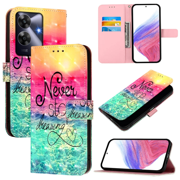 3D Painting Horizontal Flip Leather Phone Case, For Realme 16 Pro+ 5G, For Realme 16 Pro 5G, For Realme C71 4G India / Note 70 4G, For Realme C85 5G / 15x 5G India, For Realme C71 4G Global, For Realme 14 Pro+ 5G, For Realme 14 Pro 5G                  ...