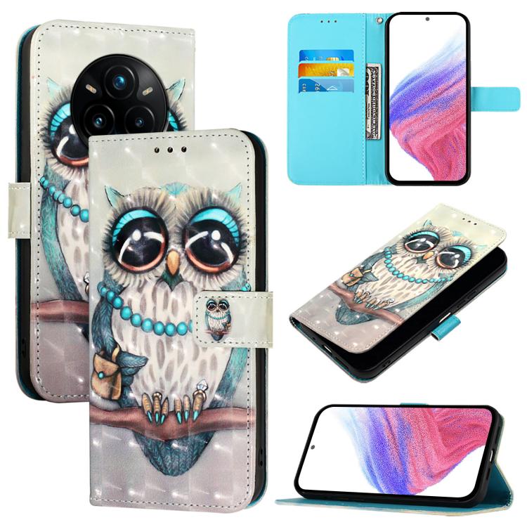 3D Painting Horizontal Flip Leather Phone Case, For Realme 16 Pro+ 5G, For Realme 16 Pro 5G, For Realme C71 4G India / Note 70 4G, For Realme C85 5G / 15x 5G India, For Realme C71 4G Global, For Realme 14 Pro+ 5G, For Realme 14 Pro 5G                  ...