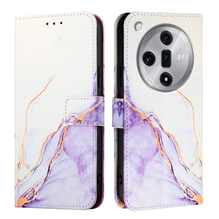 PT003 Marble Pattern Flip Leather Phone Case