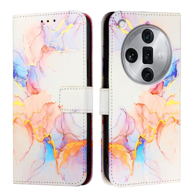 PT003 Marble Pattern Flip Leather Phone Case
